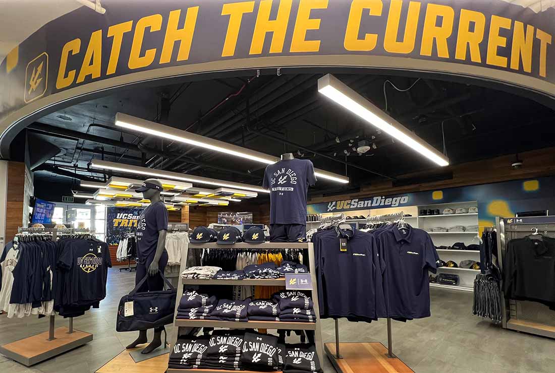 UC San Diego clothing store